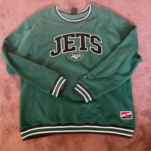New Era New York Jets Green Crewneck Sweater‎